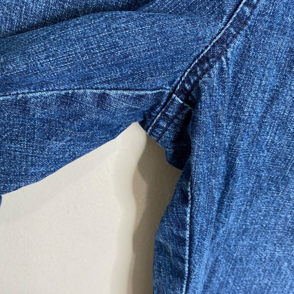 Rachel Comey Slim Legion Jeans Two Tone High Rise Straight Crop Raw Hem 4 - Picture 8 of 14